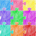 Glenmal 100 Pcs Large White Blank Puzzle Pieces, Oversize White Blank Papers for Art Display