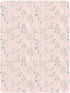 miaozhen 1 Pack 52x28 Cotton Baby Crib Sheets for Boys Girls Soft Comfy Animal Kangaroo Rustic Woods Pattern Pink