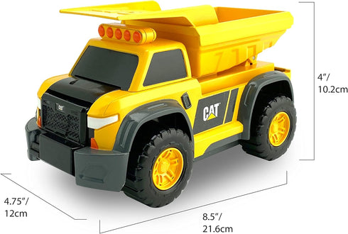 CAT Construction Toys, Truck Constructors Toy Dump Truck with Realistic Lights & Sounds, Batteries Included