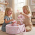8 Set 12-15 Inch BABESIDE Pcs Baby Doll Clothes with Bassinet for Dolls, Cute Bunny Baby Doll Clothes and Accessories