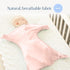(6-12 SleepingBaby Bamboo Zipadee-Zip Transition Swaddle - EverSoft Starfish Design Breathable Wearable Blanket