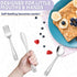 VITEVER 12-Piece Toddler Utensils - Stainless Steel Kids Silverware Set, Safe Forks, Spoons, and Knives