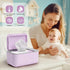 Chefhandy Wipe Warmer with Adjustable Temperature, Silent Heating & Large Capacity | Constant Warmth for Baby or Adult