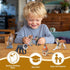 15PCS Set Toymany Monkey Primates Figurines, Plastic Jungle Animals Included Tree Monkey Ape Tree Chimpanzee Gorilla