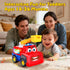 Tozkizm 18M+, 18 Talking Fire Truck Toy for Toddlers Interactive Fire Engine with Voice Repeat and Moving Mouth