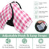 Mazeann Gingham Plaid Pinks Car Seat Cover Baby Breathable Soft Infant Carseat Covers Canopies Babies Carrier Covers