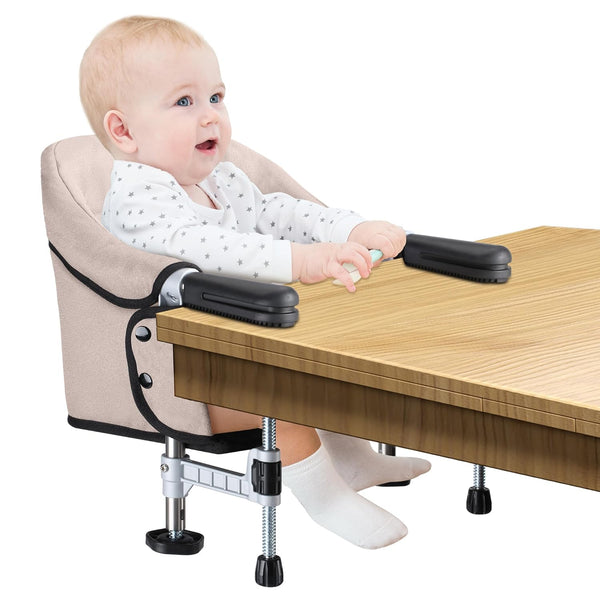 Hook on Chair, Portable Clip on High Chair Use at Most Tables,