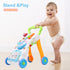 2 in 1 Sit to Stand Baby Walker with Music and Light, Push Toys for Toddlers 1-3 for Learning to Walk, Baby Walking Toys