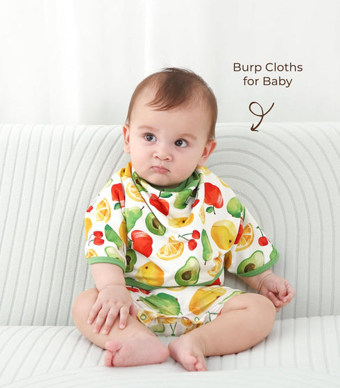 Girls,3-Pack Burp Cloths for Baby Boys and Extra Absorbent Burping Cloth Baby Washcloths Towel for Unisex, Viscose Made