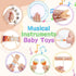 Set, 18 2 3 4, Wooden Toddler Musical Instruments Montessori Month Old Baby Musical Toys, Kids Percussion Instruments