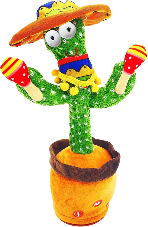 JAKCJFII Talking Cactus Toy for Kids Boys and Girls, Adjust Volume Dancing Cactus