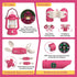 Set Set 3+ Kids Camping an Outdoor Campfire Toy Featuring a Tent, Oil lamp, Stove, and More,Gift Idea for Girls Age