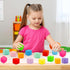 24 Pack Squishy Fidget Toys, Stress Cube Balls Fidget Sensory Toys Bulk for Kids Adults Anxiety Relief Goodie Bag