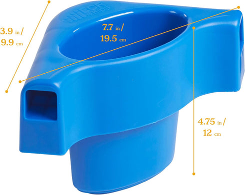 ECR4Kids 4-Pack Stackable Kiddie Cot Corner, Replacement Parts, Daycare Essentials, Blue