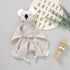 LAWKUL Baby Lovey Organic Cotton Muslin Security Blanket, Soft Breathable Lovie for Boys and Girls