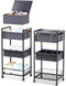 TUDALLK Baby Diaper Caddy Organize-3 Tier RollingDiaper Cart Newborn essentials Diaper2In1 Caddy With