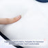 2 1 Pea Pod Baby Car Seat Head Support for Newborn, in Infant Car Seat Head Body Support for Boys Extra Soft Breathable