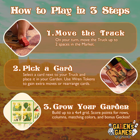 1-2 12+ Galen's Games Verdant Arizona Interactive Mint Tin Strategy Card Game for Adults & Teen, Compact Travel