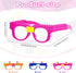 Hooqict 9 Pcs DIY Building Blocks Glasses, Creative Building Block Party Supplies for Kids Birthday Party Favors