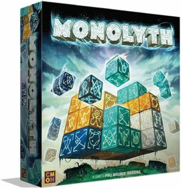 Cmon Monolyth Board Game | Monolith Building Strategy Game | Fun Tactile Puzzle Game for Kids & Adults | Ages 8+ | 1-4