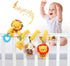 0-3-6-9-12 Tummy (07-Little Jollybaby Crib Stroller Car Seat Toys for Baby Months, Time Hanging Sensory Toys
