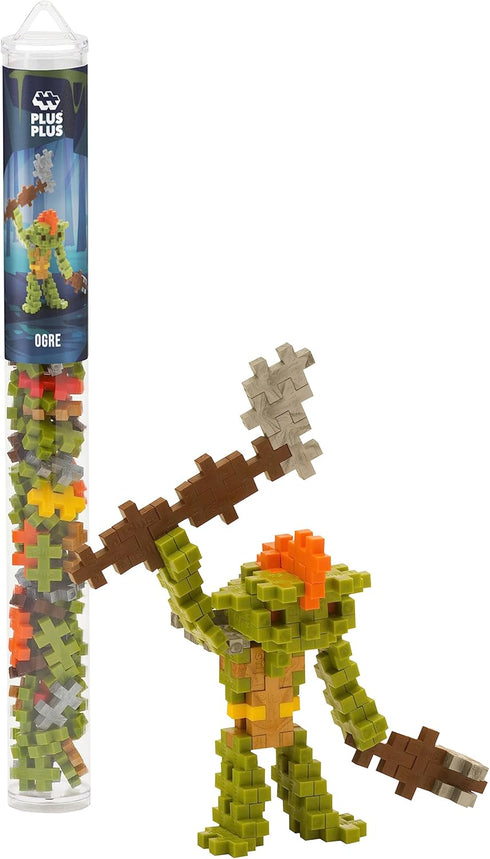 PLUS PLUS Ogre, 70 Piece Tube, Construction Building STEM/STEAM Toy, Interlocking Mini Puzzle Blocks for Kids