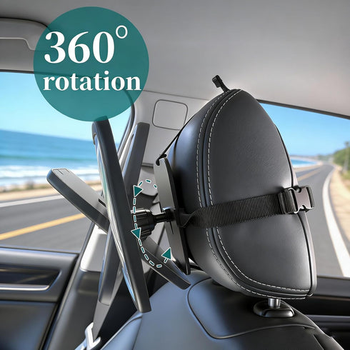 Seat,360 Funbliss Baby Car Mirror for Rear Facing Rotation, Safety Certified Shatterproof Acrylic Glass, Clear Wide