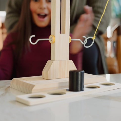 Buffalo Games - Hook and Ring Battle - Fast Paced Party Game for Ages 8 and Up, Head to Head Game of Skill