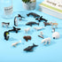 ONEST 25 Pieces Mini Arctic Animals Figurines Set Polar Animal Toys Plastic Arctic Tundra Deer Toy Animal Small White Bear Arctic Fox for Kids Birthday Gift