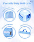 Set 18 Inch BABESIDE Baby Doll Crib for Dolls, Foldable Baby Doll Bed Playpen Toy Crib with Storage Bag for Reborn Baby