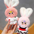 1PC(1 14 (1PC Baby Three Rabbit Macaron Cute Mini Bunny Plush Blind Box of Possible Styles) Cute Figures Collectible