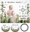 Adventure Awaits Baby Milestone Blanket with Birth Stat Sign, Mountain Baby Growth Chart Monthly Blanket, 50"x40"