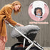 Winter Baby Car Seat Cover, Infant Carrier Cover Cold Weather, Windproof Newborn Warm Carseat for Unisex BabiesPink