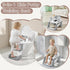 Girls,3-in-1 Potty Training Seat,Toddler Toilet Seat for Boys Potty Training Toilet and Chair with Step Stool