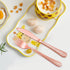 LIANYU 12-Piece Kids Copper Silverware Set - Stainless Steel Toddler Utensils, Dishwasher Safe