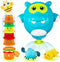 EKU Hippo Bath Toys for Kids Ages 18months+ Toddler with Burger Stacking
