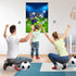 ELECLAND Pin The Soccer Game for Kids - Pin The Soccer on The Goal with Stickers, Football Party Games for Classroom