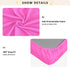 Fashion Pink Crib Sheets for Unisex Baby, Fitted Crib Mattress Cover for Standard Crib and Toddler Mattress, Stretchy
