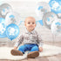 Aoriher 45 Pieces Elephant Balloon 12 Inch for Baby Shower, Gender Reveal Animal Themed Birthday Party Supplies (Blue,