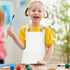 10 Pack Kids Apron, Adjustable Children Chef Aprons with 2 Pockets for Cooking and Crafts