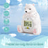 DoliWish Baby Bath Thermometer for Infants,Cute Polar Bear Digital Bath Thermometer for Baby,Room&Water Temperature Toy