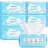 HAPPY BUM Dry Baby Wipes Sensitive Skin Unscented Soft Travel Wipes for