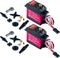 2PCS DS3218 20kg Servo 270 Degree High Torque Waterproof Servo Full Metal Gear with 25T Servo Horn for RC Car