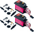 2PCS DS3218 20kg Servo 270 Degree High Torque Waterproof Servo Full Metal Gear with 25T Servo Horn for RC Car