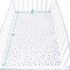 2 Pack, 100% Waterproof Crib Sheets Cotton Crib Mattress Protector, Fitted Crib Sheet, Ultra Soft & Breathable Toddler