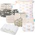 Baby Cloth Diapers Set - 4 Pack with 4 Inserts & 1