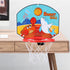 Toddler Basketball Hoop, 2 in 1 Sports Toy Set for Kids with Ring Toss Game