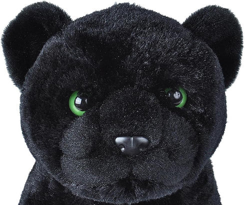 Wild Republic Jaguar Black Cuddlekins Stuffed Animal - 12 Inches, Plush Toy Gift for Kids