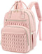 Kouxunt Quilted Baby Diaper Bag Backpack for Women, Baby Girls Boys Nappy Bags