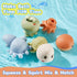 6-18M 1-3Y AMCHSURI Squirting Animal Bath Toys for Babies & Toddlers | Spray Water Toys for Bathtub, Pool, Shower Play
